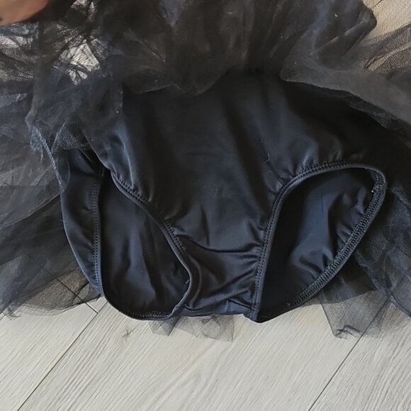 Balera Dancewear Multi Layer Tulle Tutu Skirt Black Leotard - Picture 6 of 10
